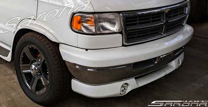 Custom Dodge Van  All Styles Front Lip/Splitter (1994 - 1997) - $299.00 (Part #DG-062-FA)